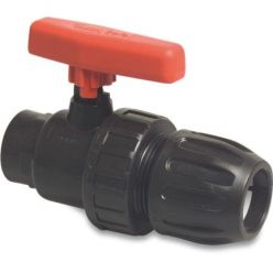 PP Kogelkraan voor tyleen Klemkoppeling x binnendraad 40mm x 1 1/4"
